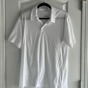 True Classic men’s white polo shirt Large